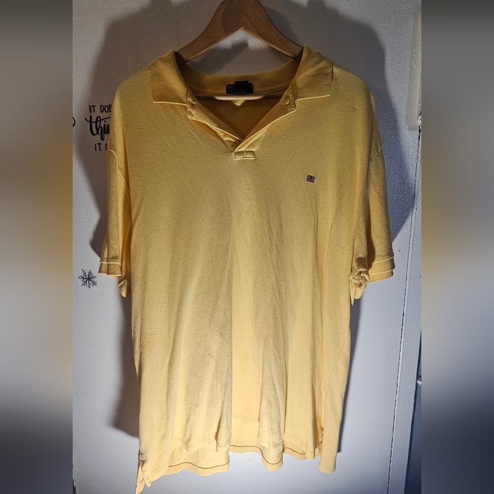 Polo Jeans Company Ralph Lauren Yellow Polo Shirt XXL/EEXG